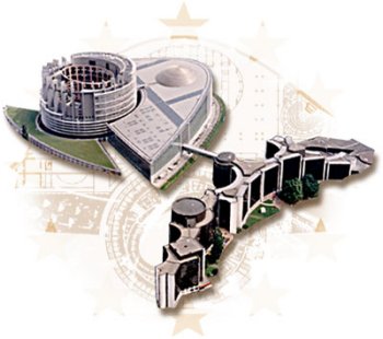 Bâtiments du Parlement Européen à Strasbourg