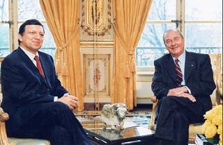 Entretien du Président de la République avec M. Joao Manuel DURAO BARROSO, Premier Ministre du Portugal.