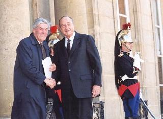Le Président de la République accueille M. Ruud Lubbers, Haut commissaire aux Nations unies pour les réfugiés