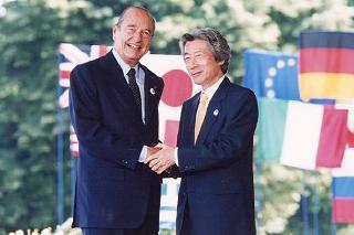 Le Président de la République accueille M. Junichiro Koizumi, Premier ministre japonais.
