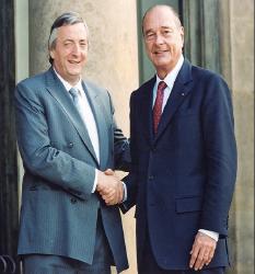 Entretien du Président de la République avec M. Nestor Kirchner, Président de la République d'Argentine