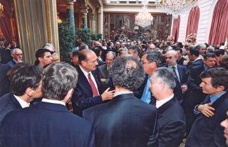 RÃ©ception offerte à l'occasion de l'ouverture du dÃ©bat national sur l'avenir de l'Ã©cole - allocution du PrÃ©sident de la ...