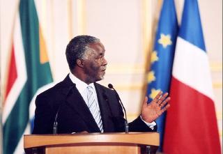 Conférence de presse conjointe du Président de la République et de M. Thabo Mbeki Président de la République d'Afrique du sud