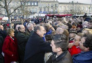 Déplacement en Gironde - inauguration du tramway de la communauté urbaine de Bordeaux