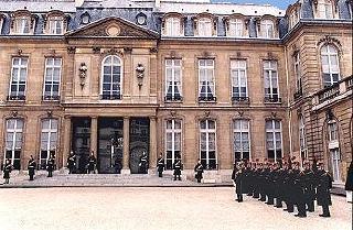 Palais de l'Elysée - la cour d'honneur