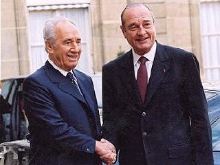 Fin de la visite de M. Shimon Peres, vice-Premier ministre , ministre des Affaires étrangères de l'Etat d'Israël