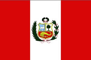 Drapeau du Pérou avec ses armes