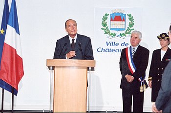 Allocution du Président de la République à l'Hôtel de ville.