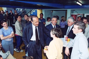 Rencontre informelle du Président de la République avec des jeunes apprentis du CFA de la Chambre des métiers.