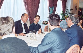 DÃ©jeuner du PrÃ©sident de la RÃ©publique avec des jeunes des diffÃ©rents Ã©tablissements d'enseignement et de formation (Cercle des ...