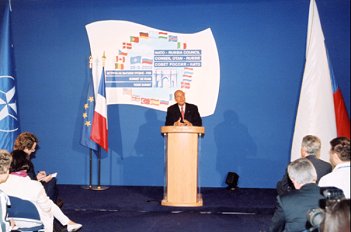 Sommet OTAN / Russie (conférence de presse du Président de la République).