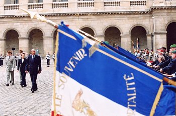 Cérémonie de commémoration du 60ème anniversaire de la bataille de Bir Hakeim.