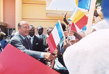 Arrivée du Président de la République à N'Djamena.