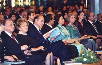 Inauguration de la Bibliothèque d'Alexandrie.