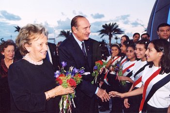 Inauguration de la Bibliothèque d'Alexandrie.