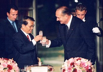 Dîner d'Etat en l'honneur de M. Tran Duc Luong, Président de la République socialiste du Vietnam.