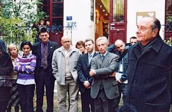 Visite du Président de la République au Centre Arc-en-ciel - AIDS