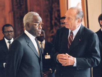 Entretien du Président de la République et du Général Mathieu KEREKOU, Président de la République du Bénin.
