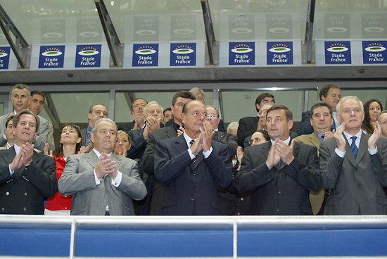 Le PrÃ©sident de la RÃ©publique assiste à la finale de la Coupe de France de football opposant le Paris Saint-Germain à ChÃ ...