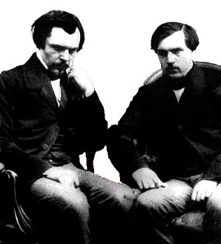 Jules (1830-1870) et Edmond de Goncourt 1822-1896).