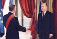 Cérémonie d'investiture de M. Jacques Chirac, Président de la République.