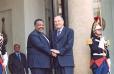Le Président de la République accueille M. Ismaël Omar Guelleh, Président de la République de Djibouti.