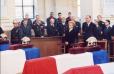 Cérémonie religieuse en hommage aux cinq pompiers décédés à Neuilly-sur-Seine le 14 septembre 2002. - 2