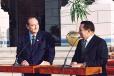 Point de presse conjoint du Président de la République et de M. Hosni Moubarak, Président de la République arabe d'Egypte . - 2