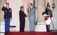 Le Président de la République accueille M. Tran Duc Luong, Président de la République socialiste du Vietnam.