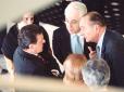 Conseil européen - rencontre du Président de la République et de M. Gerhard Schröder, chancelier de la République fédérale d'Allemagne.