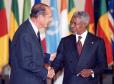 Le Président de la République accueille M. Kofi ANNAN, secrétaire général des Nations Unies.