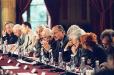 Réunion préparatoire au sommet du G8 d'Evian avec les organisations non gouvernementales.