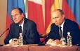 Conférence de presse conjointe du Président de la République, Président Vladimir Poutine, et du chancelier Gerhard Schröder. - 2