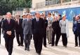 Le Président de la République visite l'exposition réalisée pour le cinquantenaire de la Patrouille de France. - 4
