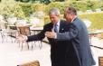 Entretien bilatéral avec George W. Bush, Président des Etats-Unis d'Amérique.