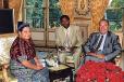 20.09.2003 / entretien avec Mme Rigoberta Menchu, prix Nobel de la Paix