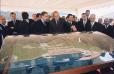 Déplacement au Maroc - présentation au Président de la République des maquettes du projet du site du port de Tanger