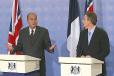 Sommet franco-britannique - conférence de presse conjojinte du Président de la République et de M. Tony Blair, Premier ministre du Royaume Uni de Grande Bretagne et d'Irlande du nord