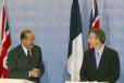 Sommet franco-britannique - conférence de presse conjojinte du Président de la République et de M. Tony Blair, Premier ministre du Royaume Uni de Grande Bretagne et d'Irlande du nord