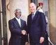 Le Président de la République accueille M. Thabo Mbeki, Président de la République d'Afrique du sud