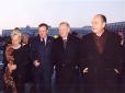 Visite de M. Jean ChrÃ©tien, Premier ministre du Canada - arrivÃ©e du PrÃ©sident de la RÃ©publique et du Premier ministre du Canada ##C ...