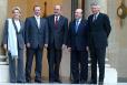 Fin de l'entretien du Président de la République avec les ministres russes de la Défense, et des Affaires étrangères
