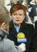 Point de presse informel de Mme Vaira Vike-Freoberga, PrÃ©sidente de la RÃ©publique de Lettonie à l'issue de son entrevue avec le ...