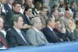 Le Président de la République assiste à la finale de la Coupe de France de football opposant le Paris Saint-Germain à Châteauroux (stade de France)