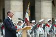 Cérémonie du 50e anniversaire de la fin des combats de Dien Bien Phu - allocution du Président de la République (cour d'honneur des Invalides)