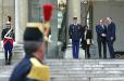 Le PrÃ©sident de la RÃ©publique salue M. Silvio Berlusconi, prÃ©sident du Conseil de la RÃ©publique italienne à l'issue de leur ... - 2