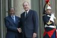 Le Président de la République accueille M. Joaquim Chissano, Président de la République du Mozambique