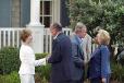 - Sommet du G8 - accueil du Président de la République par le Président George W. Bush - 2