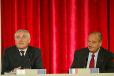 ConfÃ©rence de presse conjointe du PrÃ©sident de la RÃ©publique et de M. Bertie Ahern, Premier ministre de la RÃ©publique d'Irlande (s ...