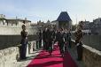 Accueil par le Président de la République de M. José Maria Aznar, Président du gouvernement espagnol - Sommet franco-espagnol